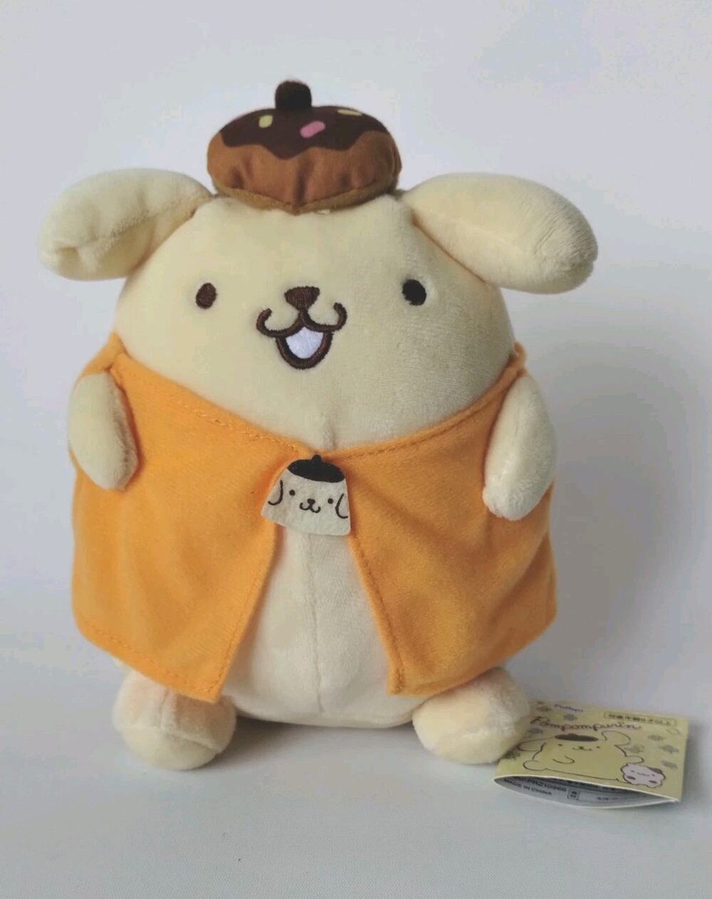 8" Sanrio Pompompurin Donut Hat Plush with Tags 2020